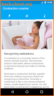 Contractions screenshot