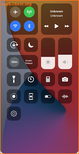 Control Center screenshot