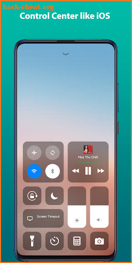 Control Center iOS 17 Phone 15 screenshot