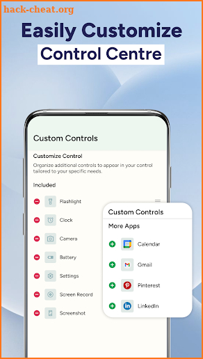 Control Centre Plus screenshot