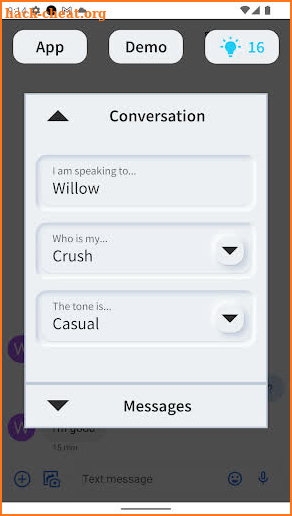 Conversation Assistant screenshot