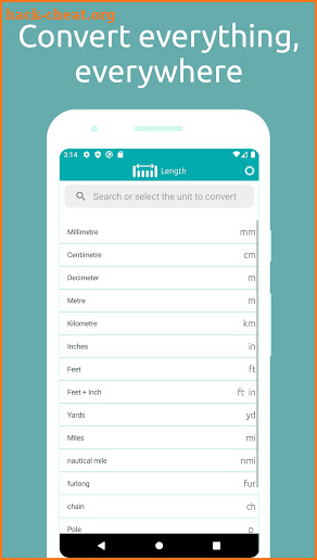 Conversion Calculator - Convert miles, inches,feet screenshot