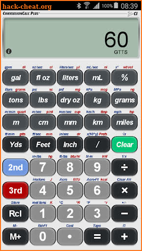 ConversionCalc Plus screenshot