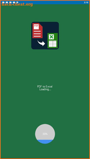 Convert PDF to Excel screenshot