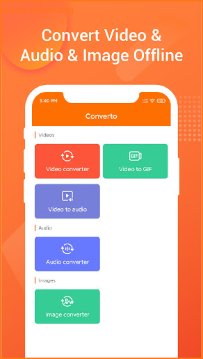 Converto: Video MP3 Converter, Convert MP4 JPG PNG screenshot