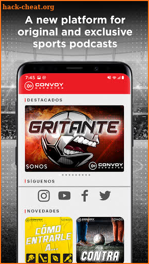 Convoy Deportes screenshot