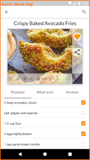 Cookbook Meals screenshot