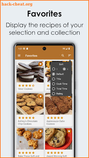 Cookies Recipes Cookbook screenshot