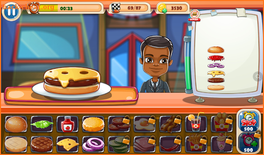 Cooking Master: Burger Dash screenshot