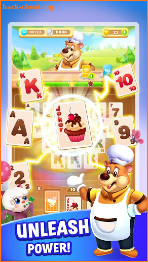 Cooking Solitaire Chef Bear screenshot