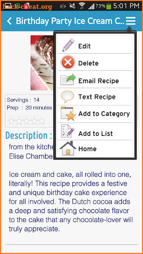 Cook'n Recipe App screenshot