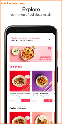 cookspace - food delivery screenshot