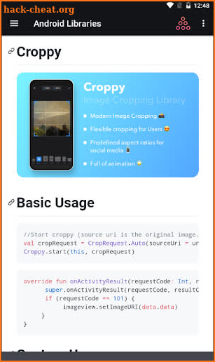 Cool Android Libraries screenshot