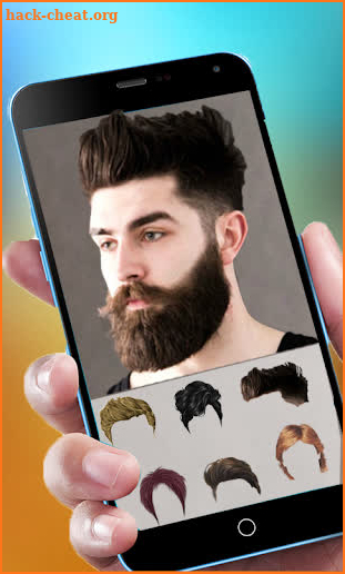 Cool Beard & Mustache Photo Editor-Man Hairstyles screenshot