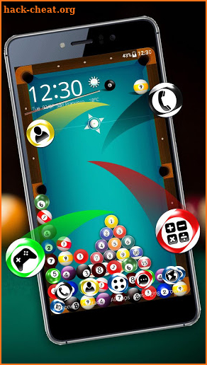 Cool Billiard Table Theme screenshot