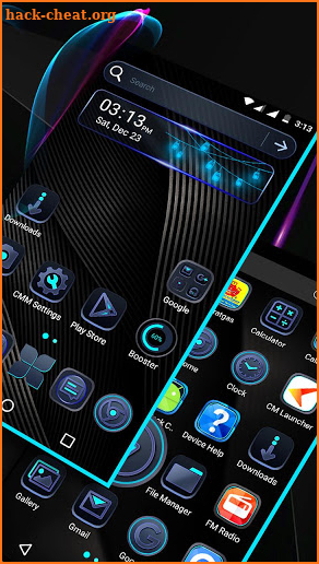 Cool Black Launcher Theme screenshot