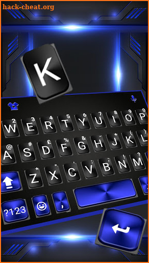 Cool Black Plus Keyboard Theme screenshot