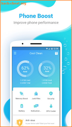 Cool Clean - fast & easy use for clean your phone screenshot