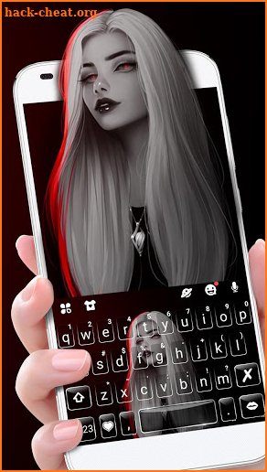 Cool Girl Style Keyboard Theme screenshot