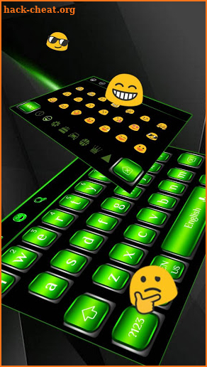 Cool Green Keyboard screenshot