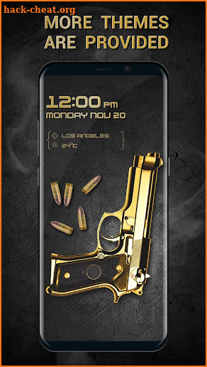 Cool Gun Shooting Lock Screen screenshot