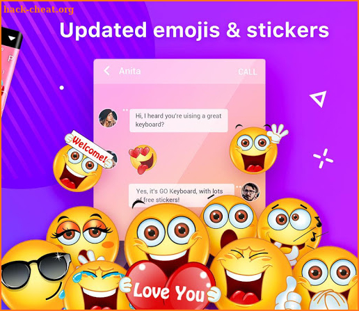 Cool Keyboard-Emoji, GIFs, Wallpapers screenshot