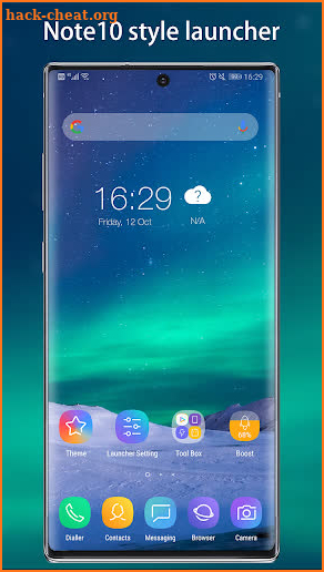 Cool Note10 Launcher for Galaxy Note,S,A -Theme UI screenshot