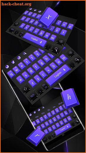 Cool Purple Keyboard screenshot