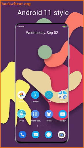 Cool R Launcher, launcher for Android™ 11 UI theme screenshot