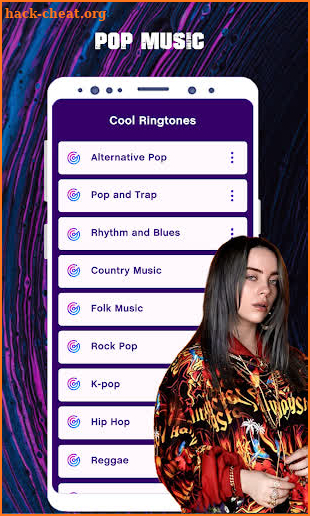 Cool Ringtones: Pop Music Tones For Calls & Alerts screenshot