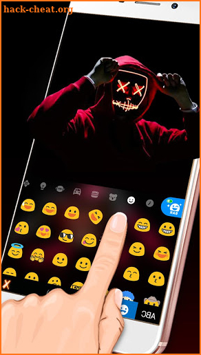 Cool Rock Dj Keyboard Theme screenshot