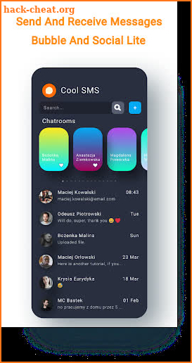 Cool SMS Messenger: Quick Text Messaging App screenshot