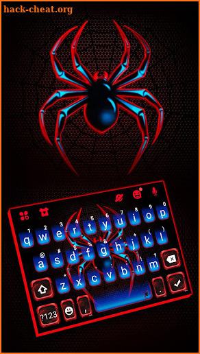 Cool Spider Keyboard Theme screenshot