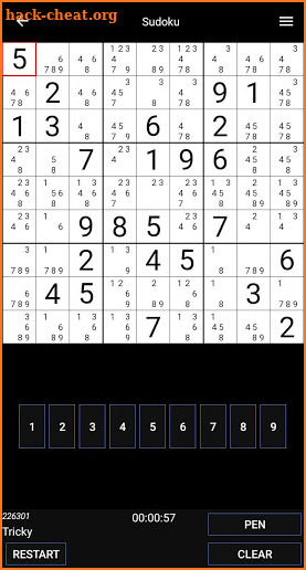 Cool Sudoku, Killer,  Kakuro, Hitori, Nurikabe ++ screenshot