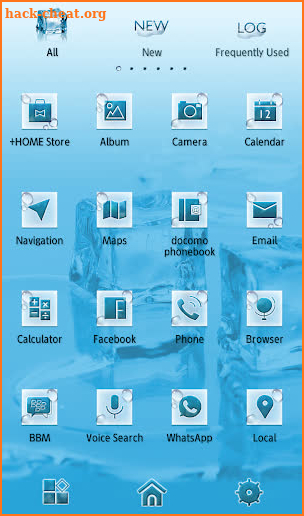 Cool Wallpaper Ice Cubes Theme screenshot