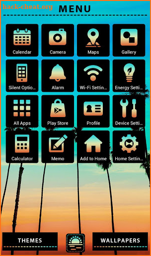 Cool Wallpaper Tequila Sunrise Theme screenshot