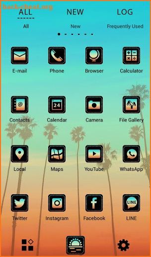 Cool Wallpaper Tequila Sunrise Theme screenshot