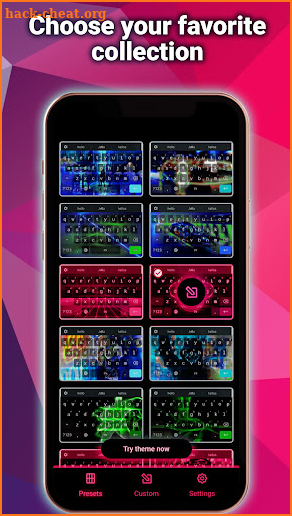 CoolTap: Neon Keyboards screenshot