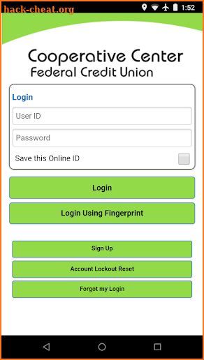 Cooperative Center FCU screenshot
