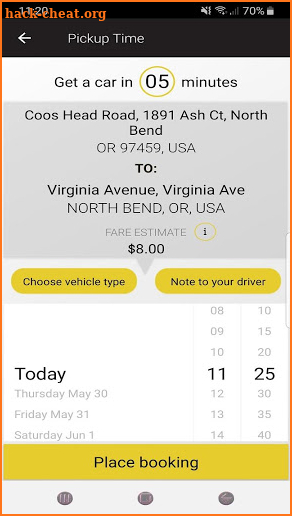 Coos Yellow Cab screenshot