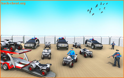 Cop ATV Quad Bike Transporter screenshot