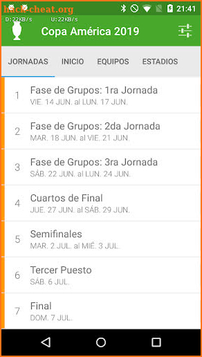 Copa América 2019 screenshot