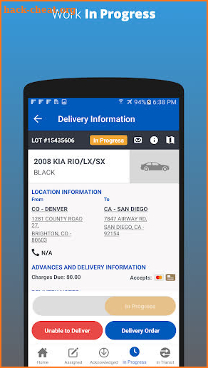 Copart Transportation screenshot