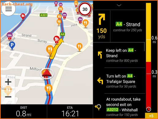 CoPilot Europe Navigation screenshot