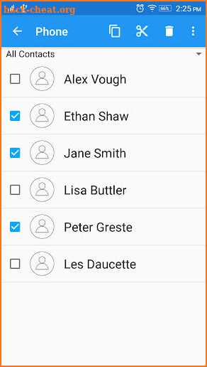 Copy Contacts screenshot