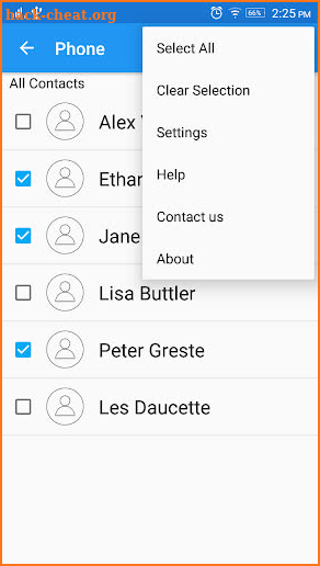 Copy Contacts screenshot