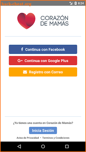 Corazón de Mamás - chats entre mamás como tú screenshot