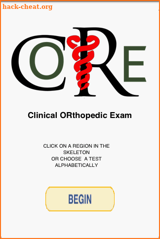 CORE-Clinical Orthopaedic Exam screenshot