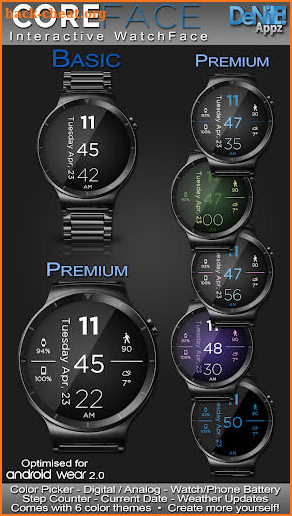 Core Face HD Watch Face Widget & Live Wallpaper screenshot