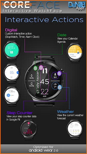 Core Face HD Watch Face Widget & Live Wallpaper screenshot